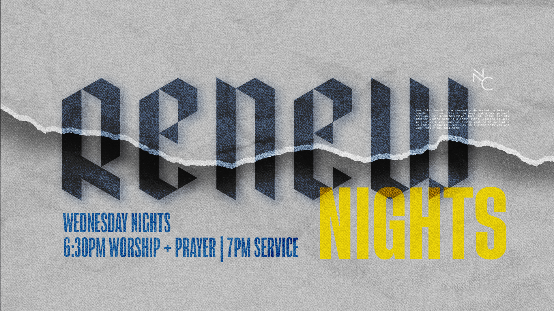 Renew Night | 21 Days of Prayer